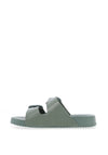 Igor Havana Patent Mule Sandals, Dark Sage Green