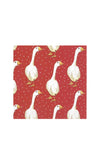 Ihr Martin Goose Napkins, Red