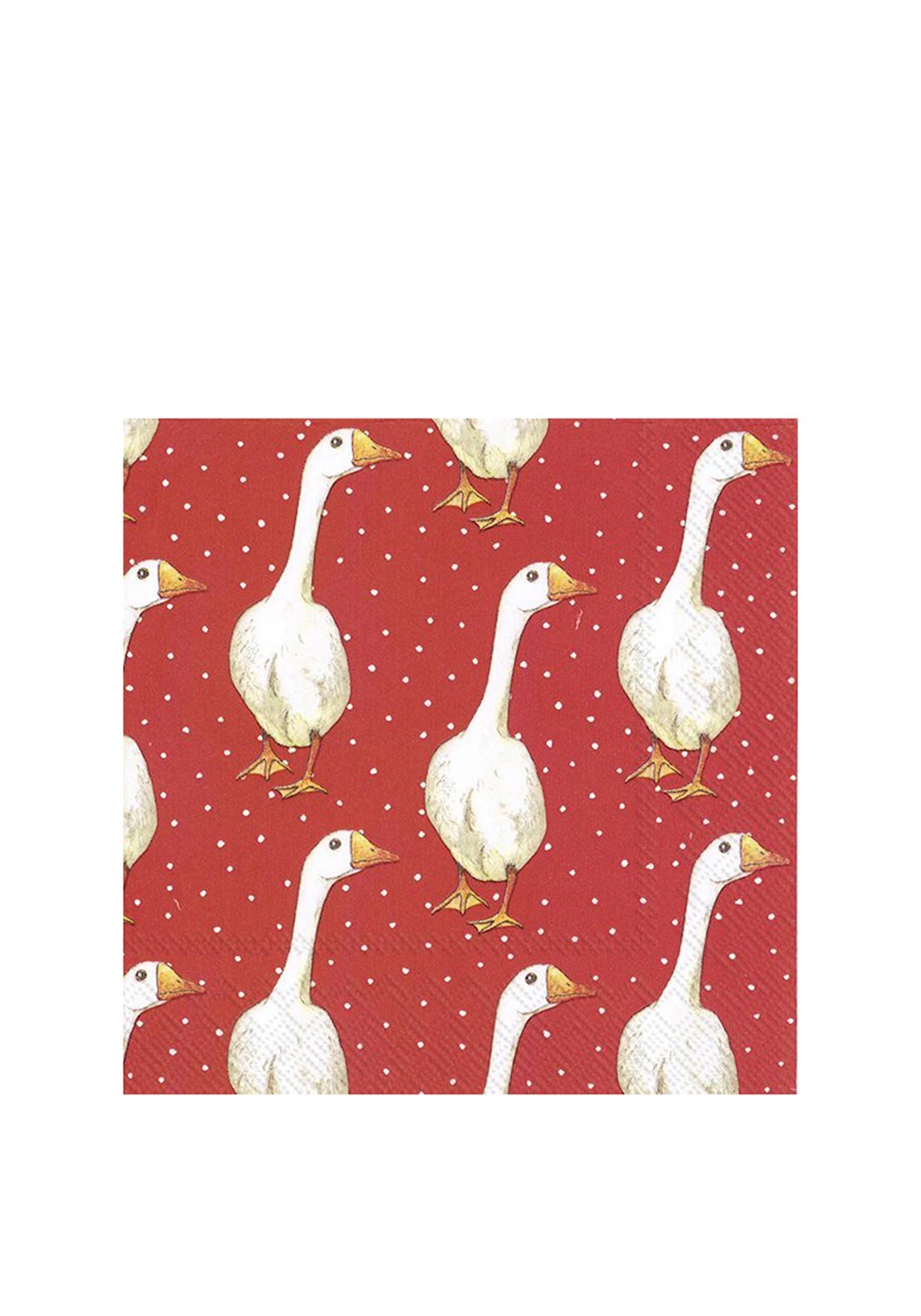 Ihr Martin Goose Napkins, Red