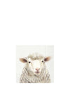 IHR Farm Sheep 20 Piece Napkins, Cream