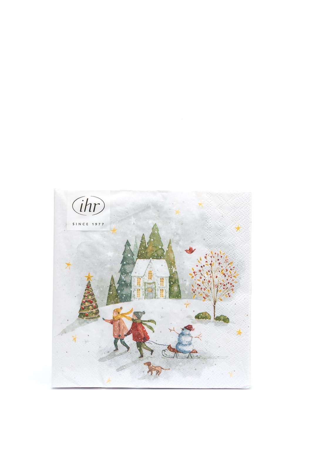 IHR Looking for Christmas Napkins, White