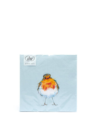 IHR Robin Print Napkins, Blue