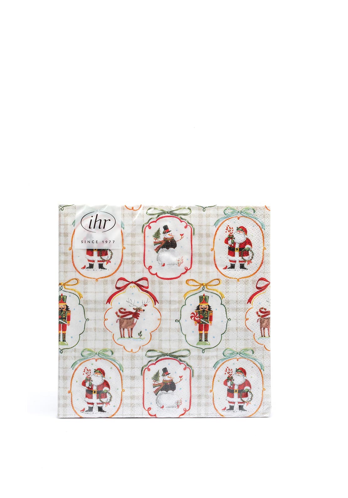IHR Frosty Cameos Napkins, Multi