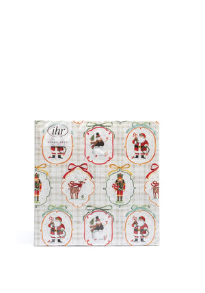 IHR Frosty Cameos Napkins, Multi