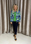 Rabe Ribbed Print Twinset, Green Multi