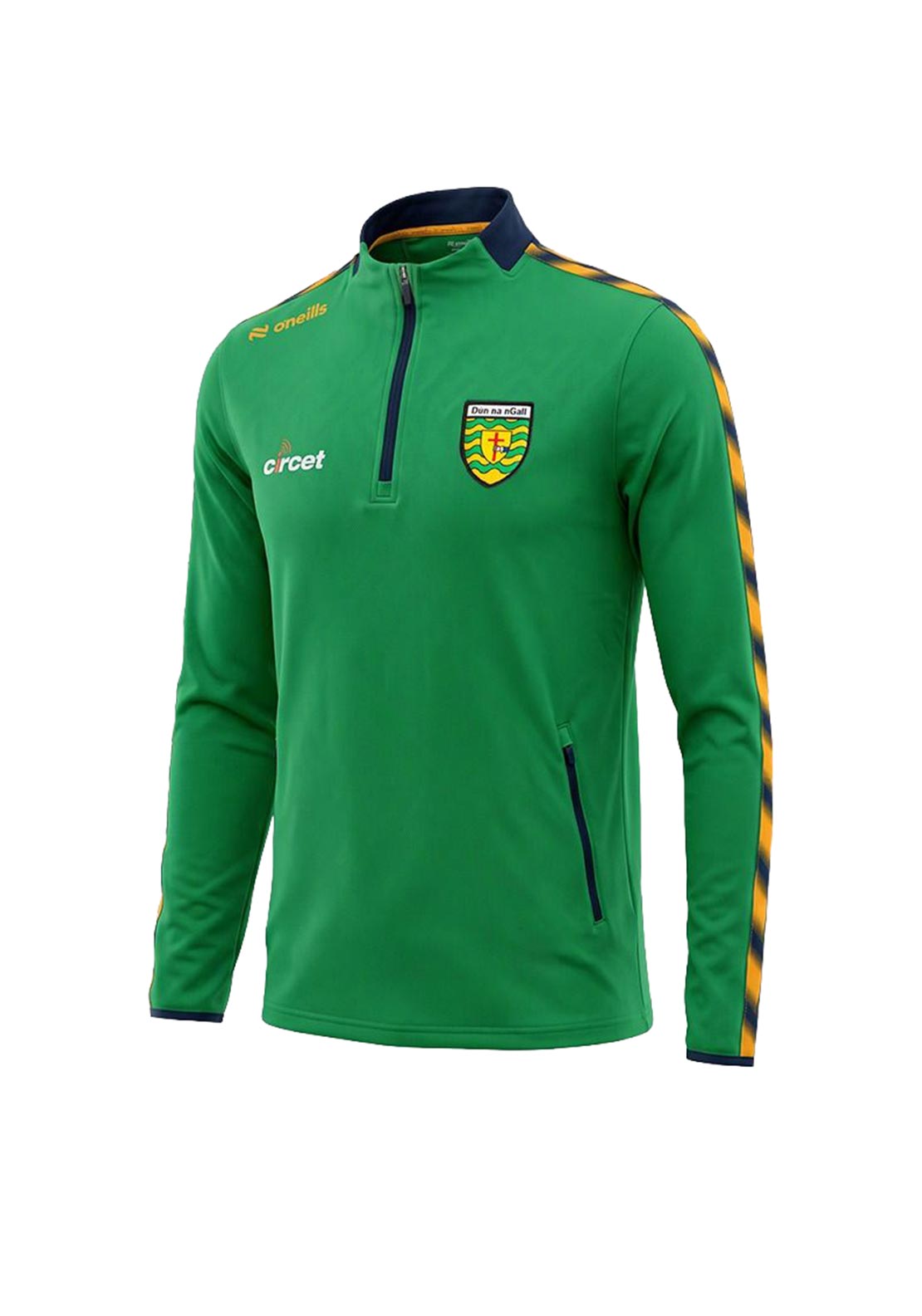 O’Neills Kids Donegal GAA Imperium Half Zip Top, Green