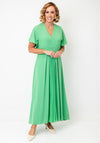 Inwear V-Neckline Maxi Dress, Green