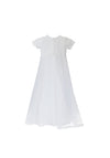 Isabella Lace Bodice Christening Gown, White