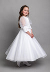 Isabella IS25336 Communion Dress, White