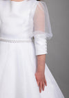 Isabella IS25336 Communion Dress, White