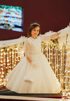 Isabella IS24686 Communion Dress, White