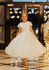 Isabella IS24622 Communion Dress, White