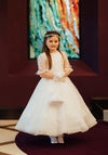 Isabella IS24654 Communion Dress, White