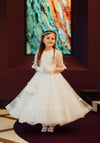 Isabella IS24654 Communion Dress, White