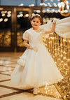 Isabella IS24670 Communion Dress, White