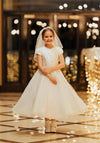 Isabella IS24676 Communion Dress, White