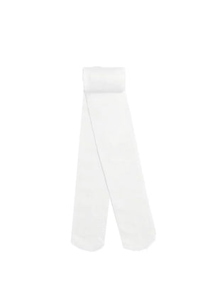 Isabella Girls Communion Tights, White