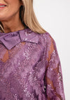 Lizabella Embroidered Bolero Dip Hem Dress, Orchid