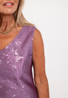 Lizabella Embroidered Bolero Dip Hem Dress, Orchid