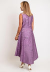 Lizabella Embroidered Bolero Dip Hem Dress, Orchid