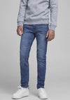 Jack & Jones Boys Glenn Original 814 Slim Denim Jean, Blue Denim