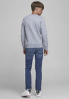 Jack & Jones Boys Glenn Original 814 Slim Denim Jean, Blue Denim