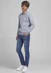 Jack & Jones Boys Glenn Original 814 Slim Denim Jean, Blue Denim