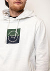 Jack & Jones Square Branding Hoodie, Grey Melange