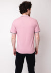 Jack & Jones Archie Polo Shirt, Pink Nectar
