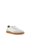 Jack & Jones Suede Contrast Trainers, White & Grey Multi