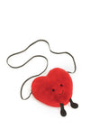 Jellycat Amuseable Heart Bag, Red