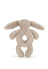 Jellycat Bashful Bunny Ring Rattle, Beige
