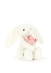 Jellycat My Name Is Bashful Bunny Peony, White