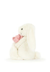 Jellycat My Name Is Bashful Bunny Peony, White