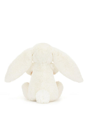 Jellycat Bashful Bunny With Present, White