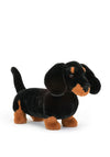 Jellycat I Am Freddie Sausage Dog, Black