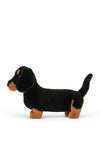 Jellycat I Am Freddie Sausage Dog, Black