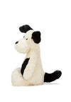 Jellycat I Am Original Bashful Black and Cream Puppy