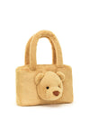 Jellycat Smudge Bear Tote Bag, Beige