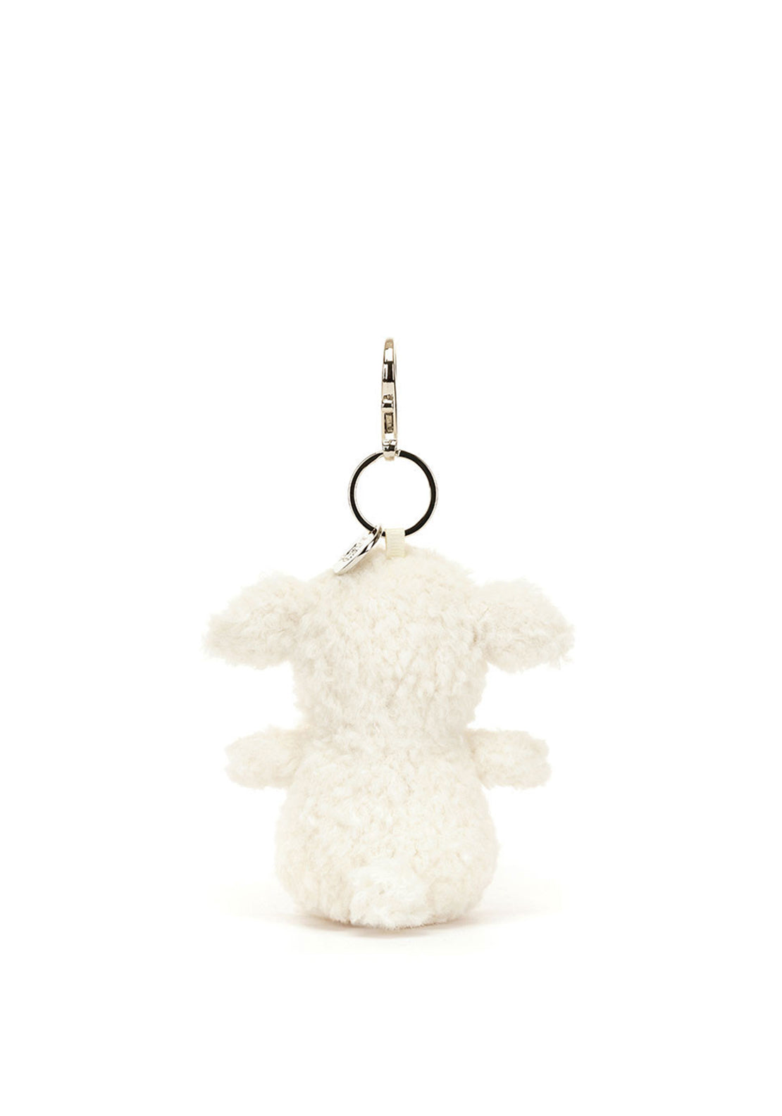 Jellycat Little Lamb Bag Charm, Cream
