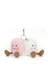 Jellycat I Am Amuseable Pair of Marshmallows Bag Charm