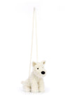 Jellycat Munro Scottie Dog Bag, Cream