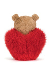 Jellycat My Name Bartholomew Bear Heartthrob, Red