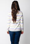 Jessica Graaf Striped Knit Jumper, Pastel Multi