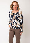 Jessica Graaf Rhinestone Printed Knit Jumper, Multi