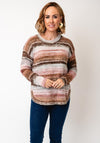 Jessica Graaf Knit Jumper and Snood Scarf, Pink