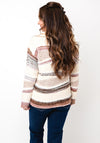 Jessica Graaf Knit Striped Jumper, Cream