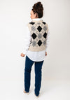 Jessica Graaf Diamond Shirt Detail Vest, Beige