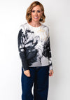 Jessica Graaf Diamante Embellished Knit Jumper, Grey