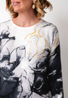 Jessica Graaf Diamante Embellished Knit Jumper, Grey